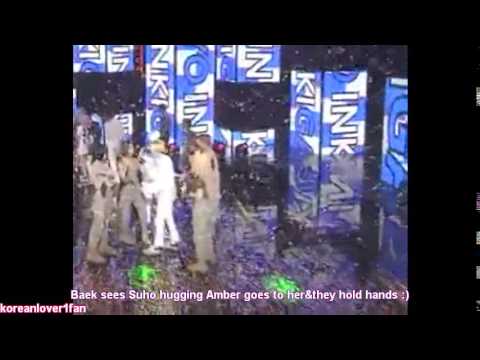 140720 AMBER&SUHO HUG+HOLD HANDS with BAEK+MOMENT withs SUNGJONG&WOOHYUN!