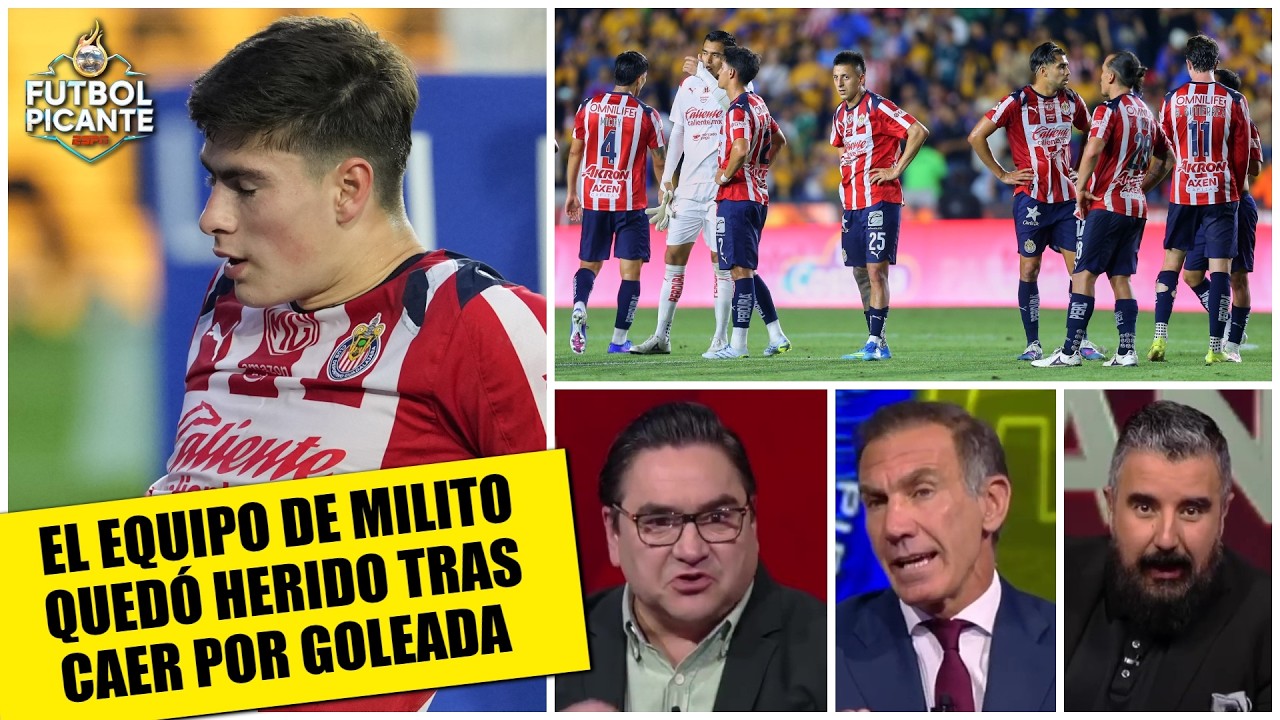 PIETRASANTA le dio con todo a CHIVAS por HUMILLANTE DERROTA y ERRORES ante TIGRES | Futbol Picante