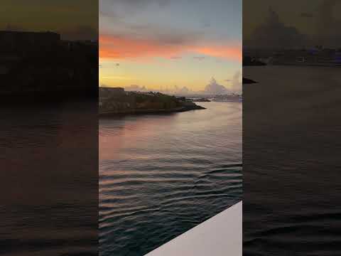 Thumbnail for San Juan Puerto Rico from the balcony of the Carnival Mardi Gras cruise ship