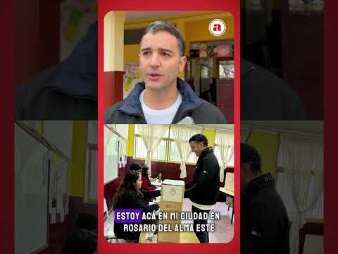 Jarsún votó en Rosario de Lerma y llamó a los salteños a participar
