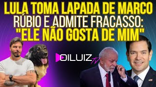"O MARCO RUBIO NÃO GOSTA DE MIM": Lula toma lapada do Secretário e admite que não vai ter acordo!