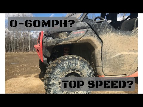 EPI Mudder Clutch kit - Canam Defender Review + Top Speed!