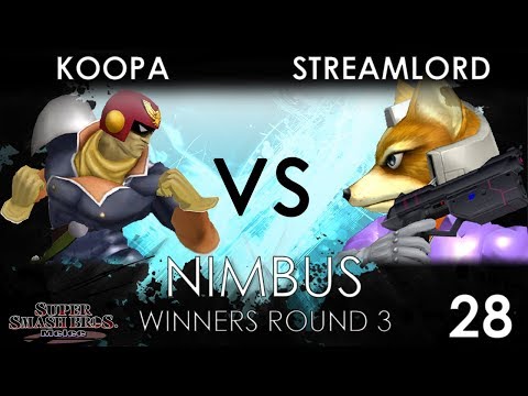 Nimbus #28 - SFS | KoopaTroopa895 (Falcon) VS 20XX | Streamlord (Fox) - SSBM Winners Round 3
