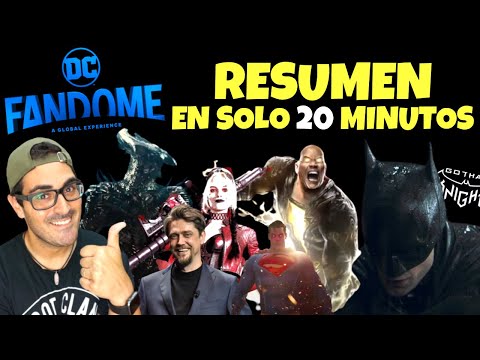 Resumen del DC FANDOME en 20 minutos (The Batman, Snyder Cut, Black Adam y más)