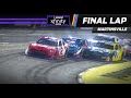 Justin Allgaier jumps from 3rd to P1 as the race ends under chaos