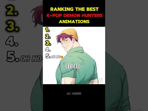 Ranking The Best K-POP Demon Hunters #huntrix #kpopdemonhunters #rumi #zoey #animation #kpop #art