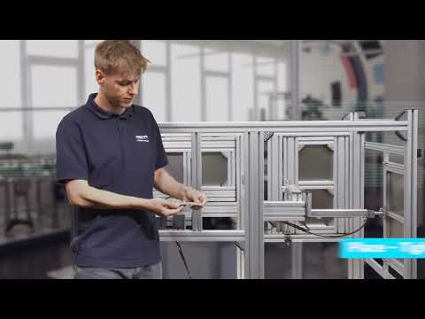 Bosch Rexroth - FRAME YOUR FACTORY with the flexible aluminum profile system, Double hinge