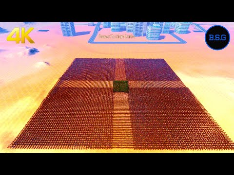 Captain America Teams Rescue Hulk From 40,000 Archers - Ultimate Epic Battle Simulator UEBS 4K Video