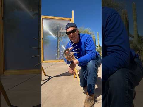 Solar Death Ray vs Large Super Magnet #magnet  #physics