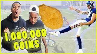 1,000,000 COIN + CHICKEN NUGGET PUNT RETURN WAGER! - MUT Wars Ep.61 | Madden 17 Ultimate Team