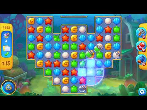 Fishdom 4568 Level - NO BooSTERS