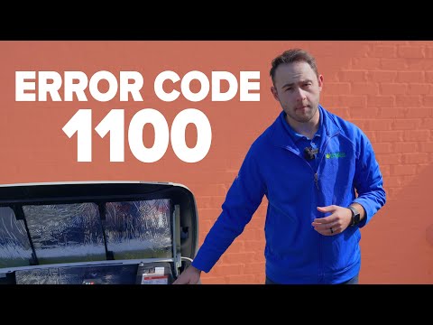 Generac Error Code List