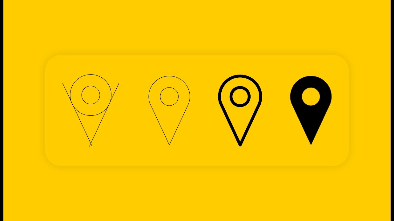 HOW TO CREATE LOCATION ICON - EASY WAYS