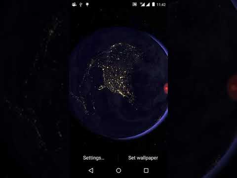 Earth 3D Live Wallpaper Video