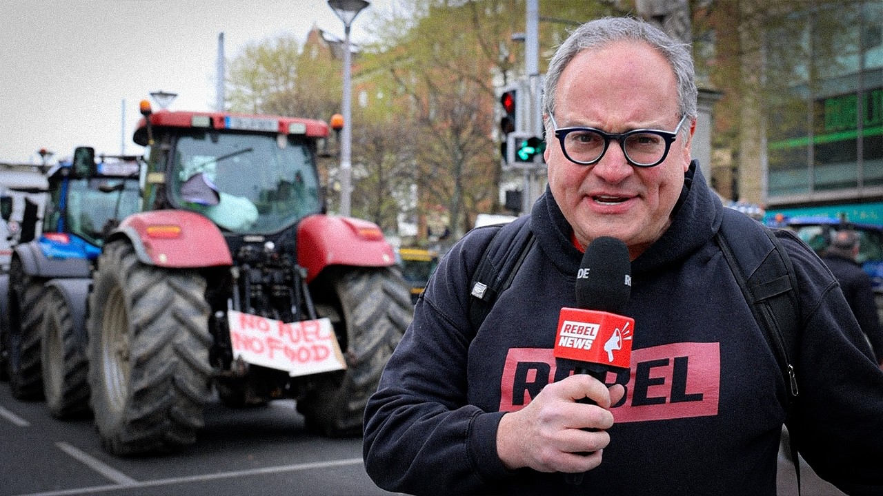 What I saw at the Irish trucker convoy today