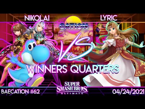 Baecation #62 SSBU - NPT | Nikloai (Pyra/Mythra, Yoshi) vs. NPT | Lyric (Zelda) - W. Quarters