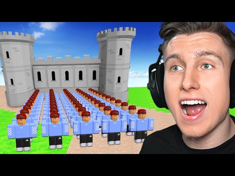 Meine ARMEE besiegt ALLE SPIELER in Roblox!
