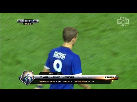 Aleksandr Kokorin's goal. Terek vs Dynamo | RPL 2015/16