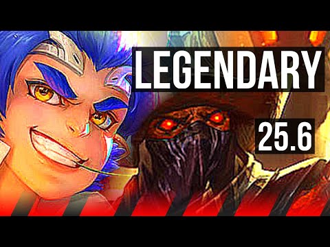 WUKONG vs URGOT (TOP) | 10/1/6, 7 solo kills, Legendary, 800+ games | KR Diamond | 25.6