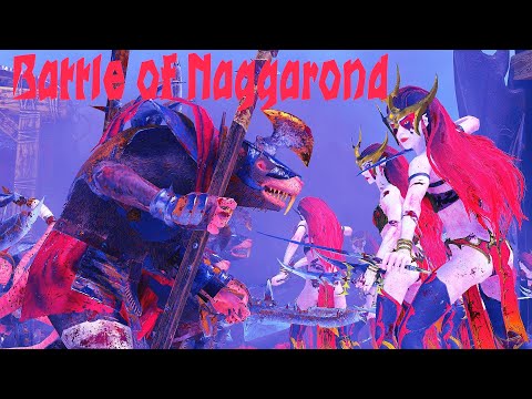 Battle Of Naggarond. Dark Elves vs Skaven. Total War Warhammer 2 Cinematic Battle