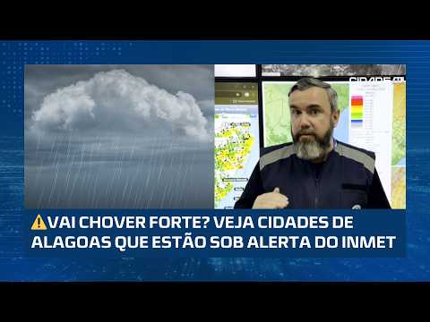 Maceió e outras 45 cidades entram em alerta de perigo potencial para chuvas