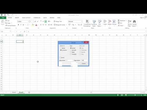 Microsoft Excel dərs: 3 (xanalar)