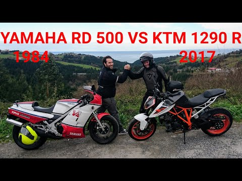 LO NUNCA VISTO | KTM SuperDuke 1290 r Vs YAMAHA RD 500 2T 1984