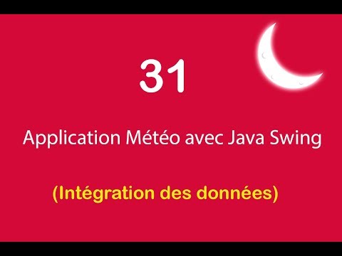 Application Météo avec Java Swing 31 Intégration des données