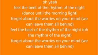 Rhythm of the night LYRICS