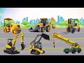 ALAT BERAT MINI COMPACT Mini Excavator Skid Steer Loader Carry Deck Crane Backhoe Road Roller