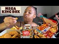 Let S Eat Burger King MEGA KING BOX SOUTH AFRICAN MUKBANG