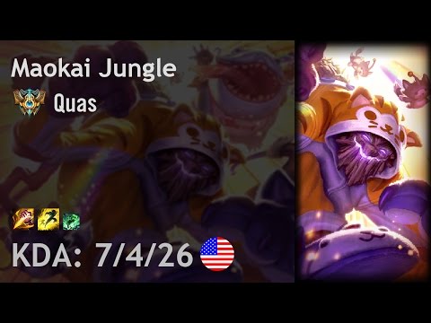 Maokai Jungle vs Jarvan IV - Quas - NA Challenger Patch 6.23