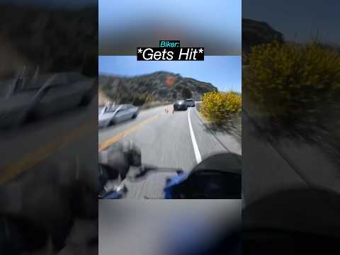 Biker Gets REAR ENDED By Biker 🤕💥 @bqueen_1340cc
