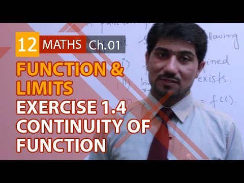 2nd Year Math, Ch 1 - Continuity of Functions Exercise 1.4 - 12th Class Maths