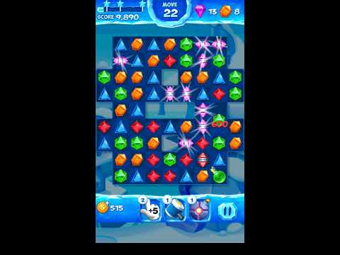 Jewel Pop Mania:Match 3 Puzzle Level 20 ( Jewel Ice Episode ) - Walkthrough ( No Booster )