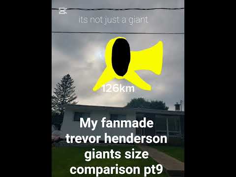 my fanmade trevor henderson giants size comparison pt9
