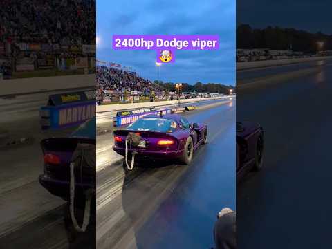 "Insane 2400HP Dodge Viper Track Nightmare!"🤯 #shorts #2400hp #dodgeviper