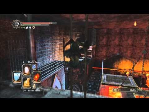 Dark Souls 2: Chaos Storm Location (How to run on Lava Rocks)