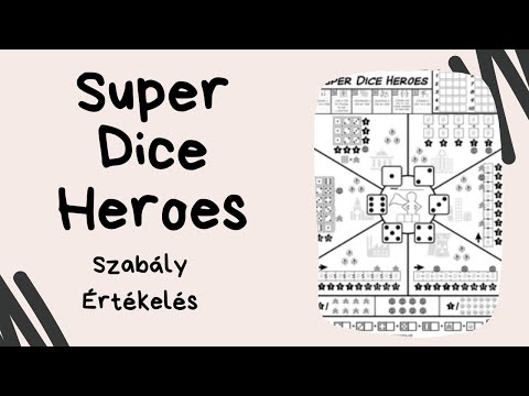 Szuperhős a robotok ellen: Super Dice Heroes társasjáték játékbemutató és szabályismertető - Társasozz Okosan!