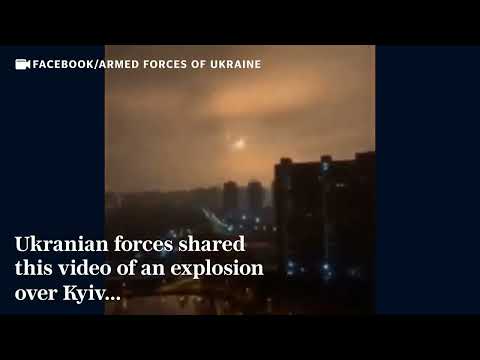 Explosions rattle Kyiv as Russia attacks Ukrainian capital