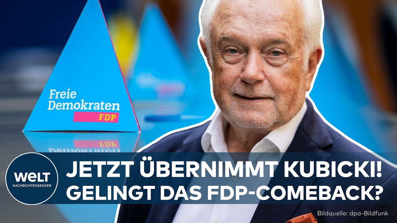 FDP-Machtkampf entschieden: Jetzt soll Wolfgang Kubicki die Liberalen retten!