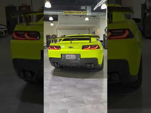 2010 Chevy Camaro FULL Makeover with @inozetek Racing Yellow Wrap and Carbon Fiber | @AutoAddictUSA