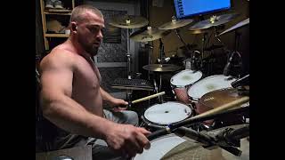 Death metal drum solo