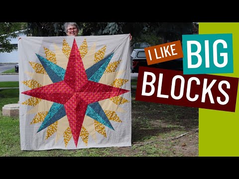 🔷 LARGE SCALE PAPER PIECING - MAKE IT BIG 🔶 MAKE IT FAST ⏩