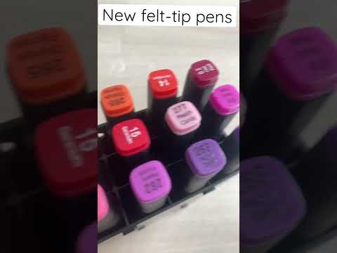 New felt-tip pens 🖍️#fyp #shorts #recommended #shortvideo #like #subscribers #video #respect #views
