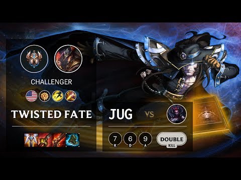 Twisted Fate Jungle vs Elise - NA Challenger Patch 10.3