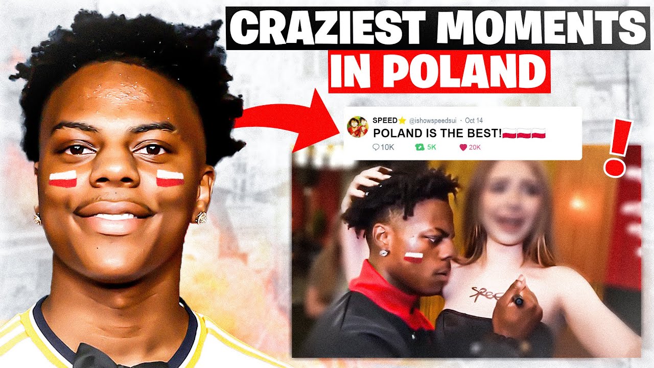 ISHOWSPEED CRAZIEST MOMENTS IN POLAND!