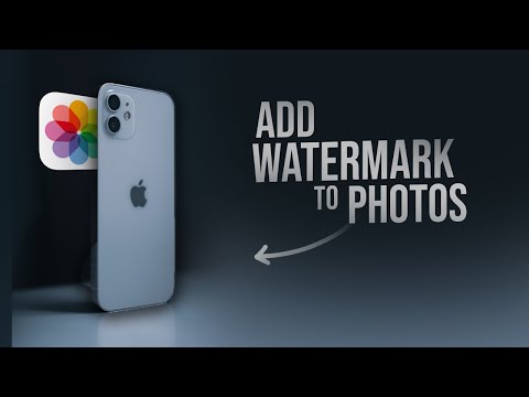 How to Add Watermark to iPhone Photos (tutorial)
