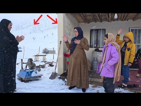 Heroic Nomads Save Stranded Woman in Snowstorm