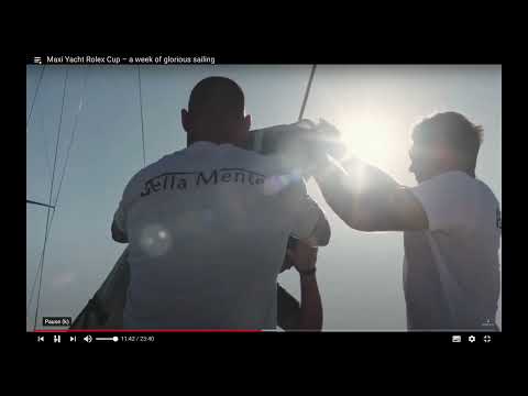 Andrew "Dog" Palfrey - coach for Bella Mente at the Rolex Maxi World Championships 2019